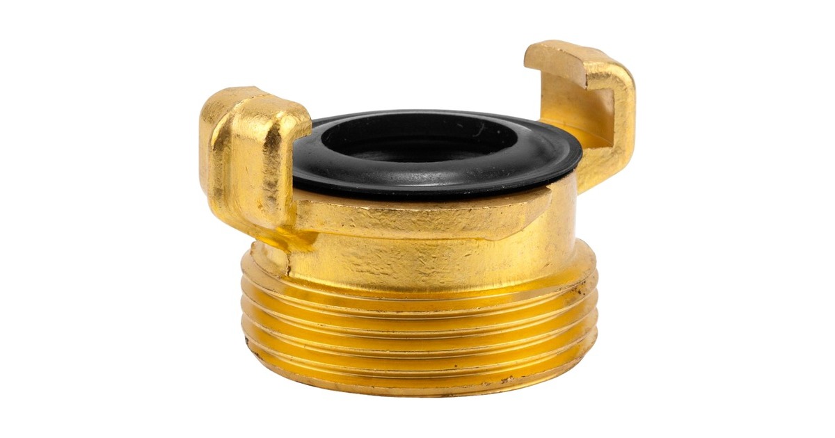 GARDENA Messing Schnellkupplungs-Gewindestück AG 42mm (G 1.1/4")(Außengewinde)