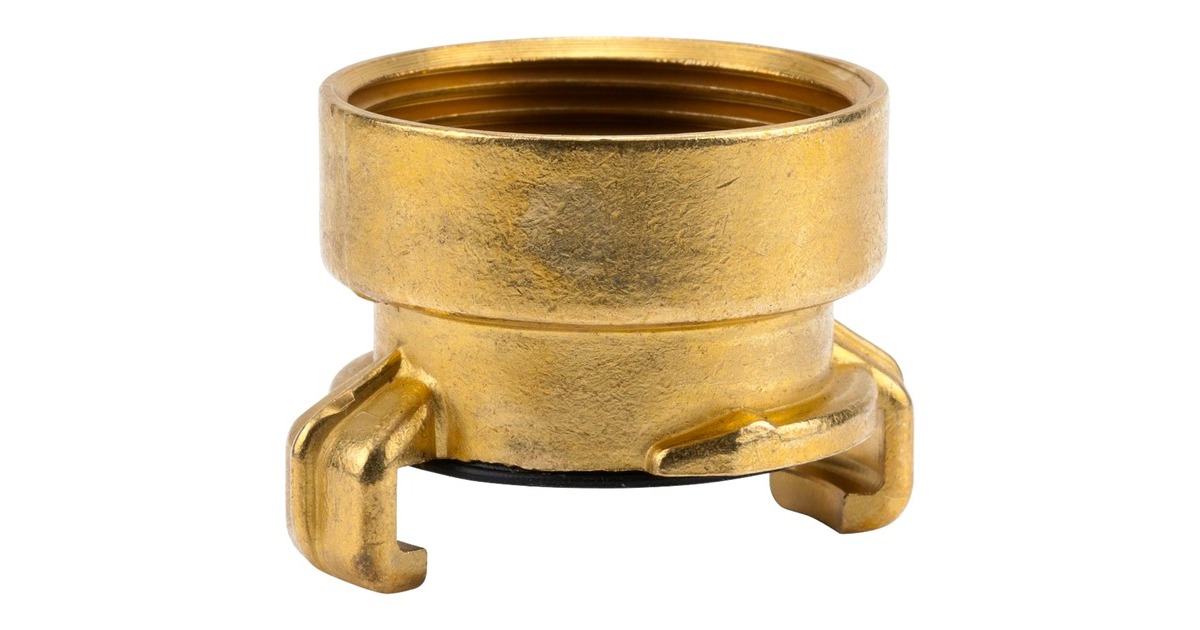 GARDENA Messing Schnellkupplungs-Gewindestück IG 42mm (G 1.1/4"), Hahnstück