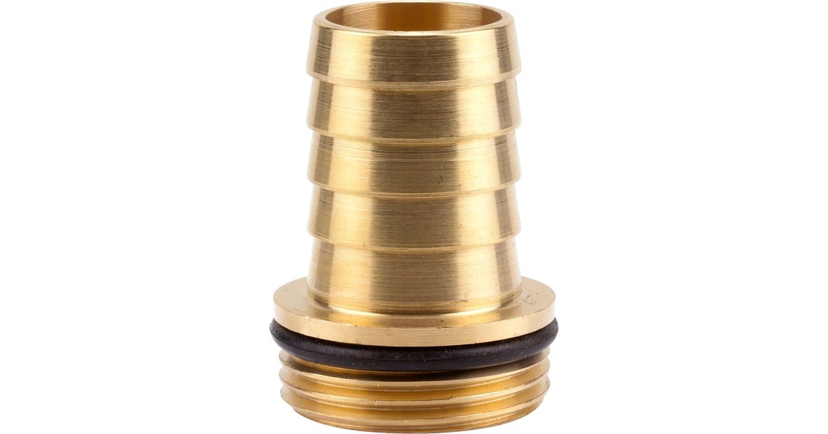 GARDENA Messing-Tülle 33,3mm (G 1"), Schlauchstück(für 25mm (1")-Schläuche)