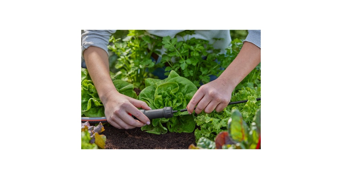 GARDENA Micro-Drip-System Basisgerät 1000, Tropfsystem(schwarz, Modell 2023)