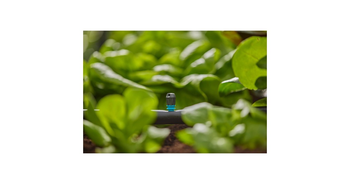 GARDENA Micro-Drip-System Endstreifendüse, 5 Stück(schwarz/türkis, Modell 2023)