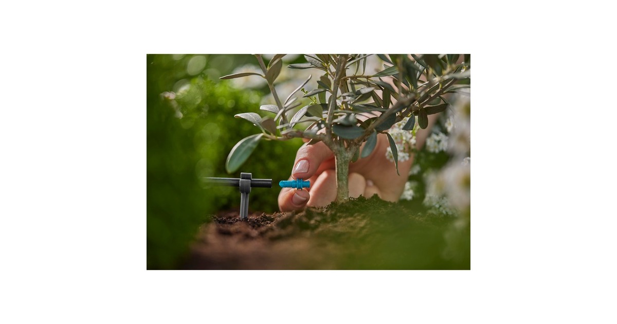 GARDENA Micro-Drip-System Endtropfer 2 l/h(türkis, 25 Stück, Modell 2023)