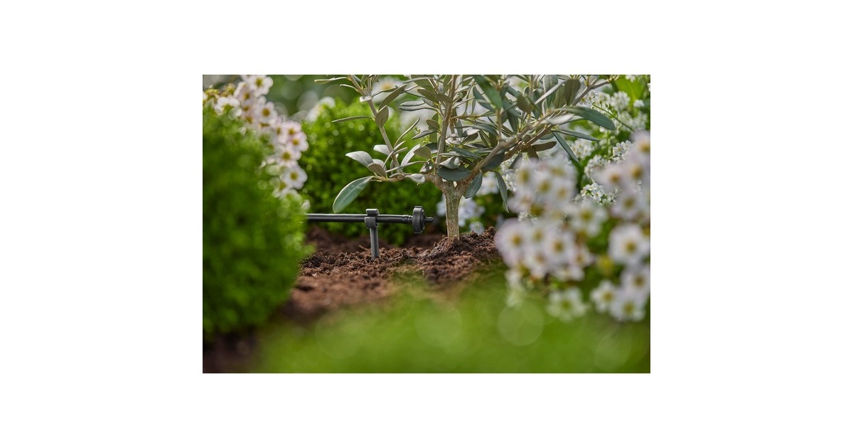 GARDENA Micro-Drip-System Endtropfer 2 l/h, druckkompensierend(dunkelgrau, 10 Stück, Modell 2023)