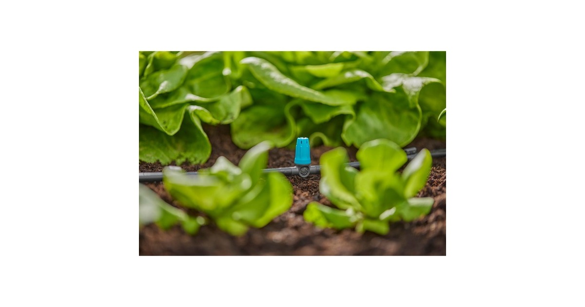GARDENA Micro-Drip-System Kleinflächendüse, 10 Stück(schwarz/türkis, Modell 2023)
