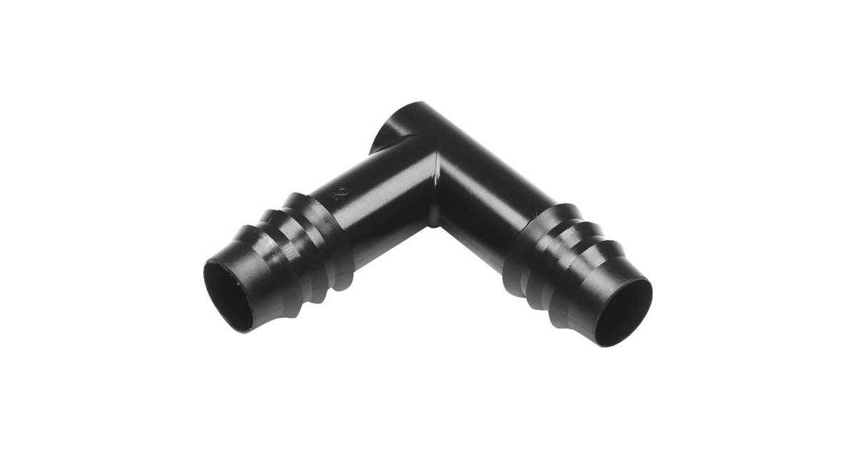 GARDENA Micro-Drip-System L-Stück für unterirdisches Tropfrohr, Verbinder(dunkelgrau, 1 Stück)