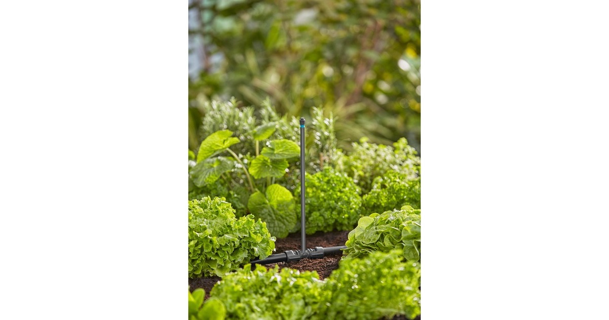 GARDENA Micro-Drip-System Sprühdüse 360°, 5 Stück(schwarz/türkis, Modell 2023)