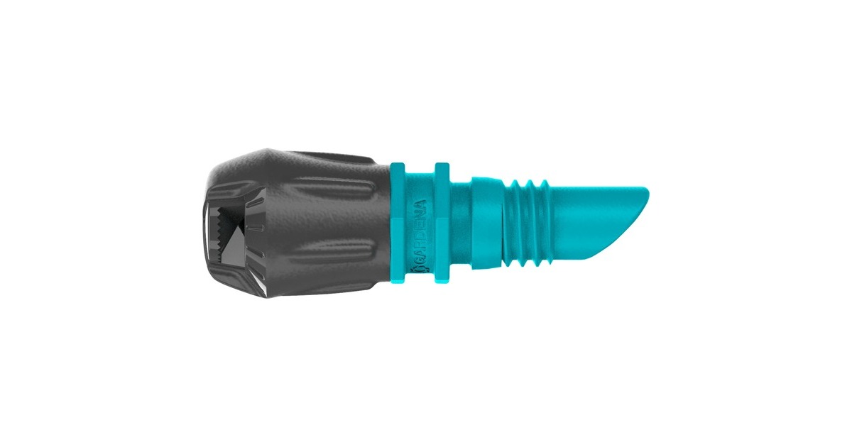 GARDENA Micro-Drip-System Sprühdüse 90°, 5 Stück(schwarz/türkis, Modell 2023)