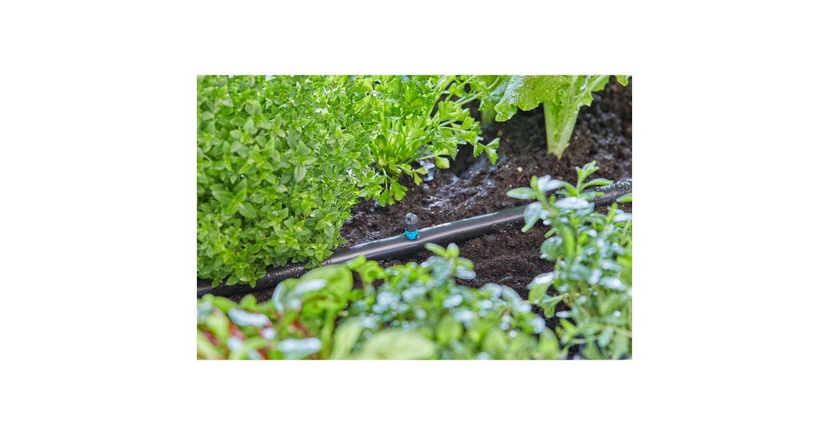 GARDENA Micro-Drip-System Streifendüse, 5 Stück(schwarz/türkis, Modell 2023)