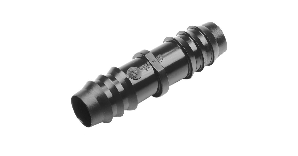 GARDENA Micro-Drip-System Verbinder unterirdisches Tropfrohr(dunkelgrau, 1 Stück)