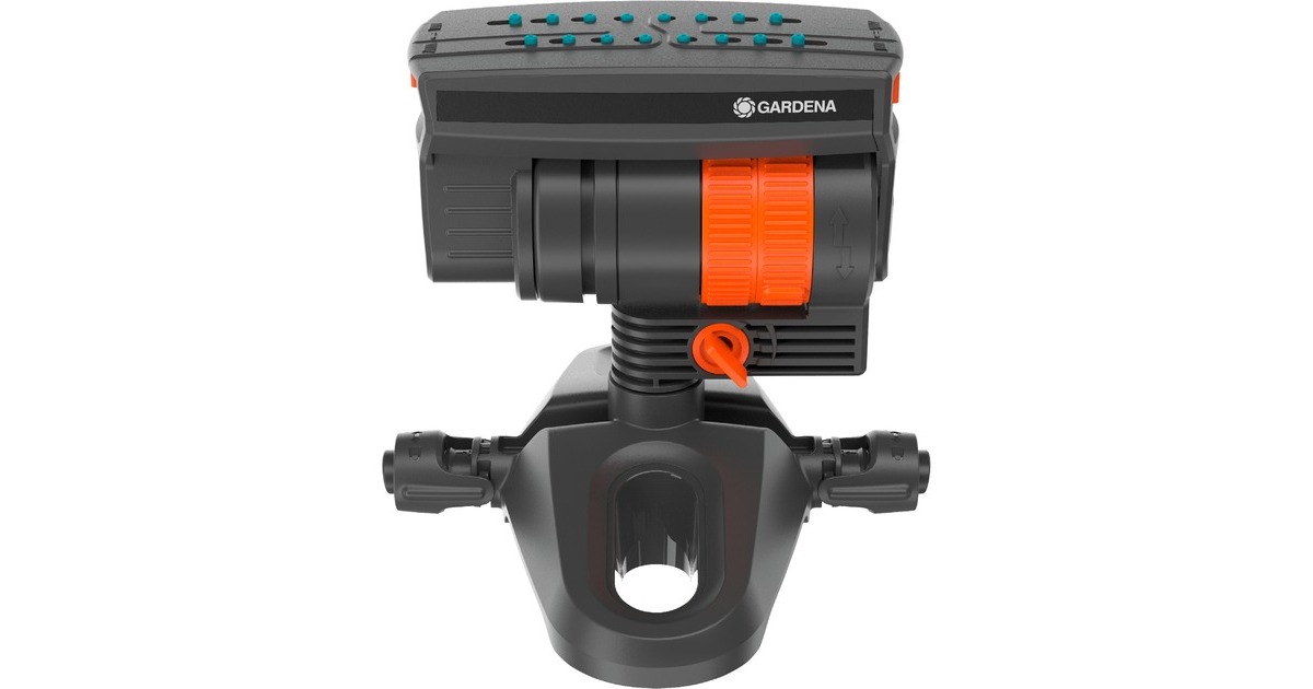 GARDENA Micro-Drip-System Viereckregner OS 90(dunkelgrau/orange, Modell 2023)