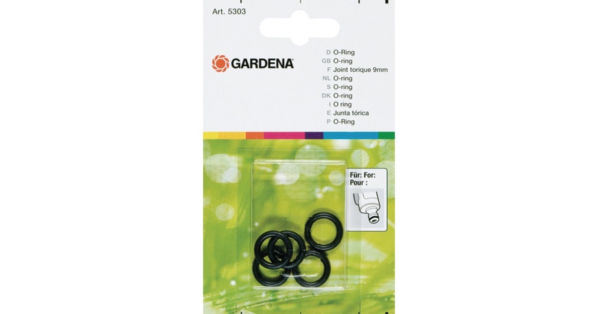 GARDENA O-Ring 5303-20, Dichtung(schwarz, 5 Stück)