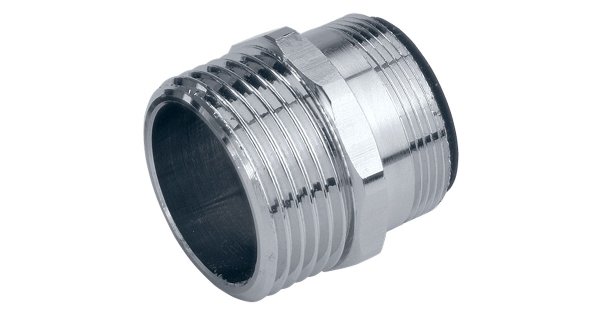 GARDENA Perlstrahl-Gewindeadapter, Hahnstück(silber)