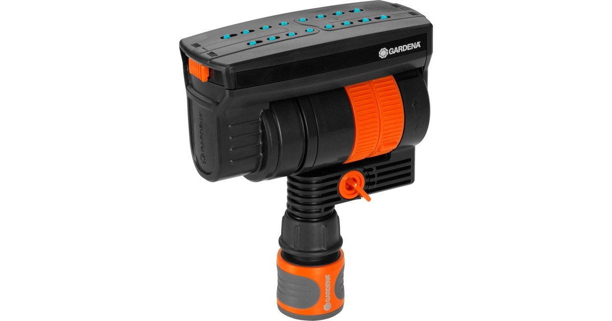 GARDENA Pipeline Viereckregner(schwarz/orange)