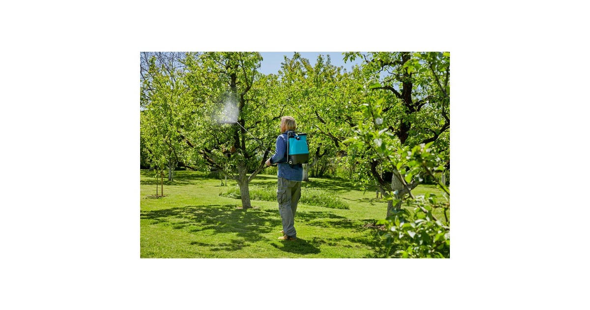 GARDENA Rückenspritzgerät 12 L Plus, Drucksprüher(türkis)
