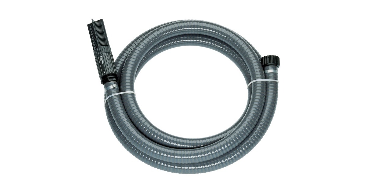 GARDENA Sauggarnitur 1418-20, Schlauch(grau, 7 Meter, mit Saugfilter)