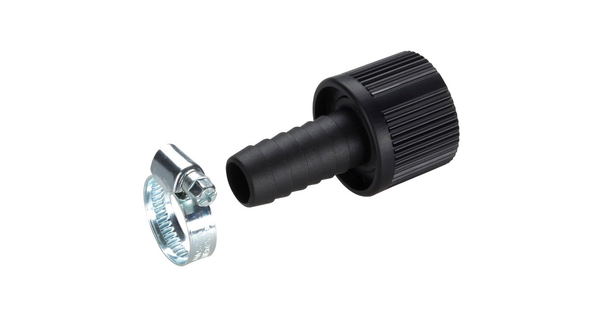 GARDENA Saugschlauch-Anschlussstück 33,3mm (G 1"), Schlauchstück(schwarz, für 19mm (3/4") Schläuche)