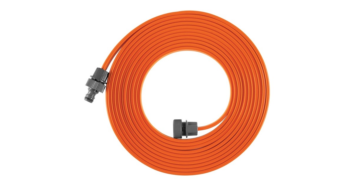 GARDENA Schlauch-Regner, mit Anschlüssen, Sprinklersystem(orange, 7,5 Meter)