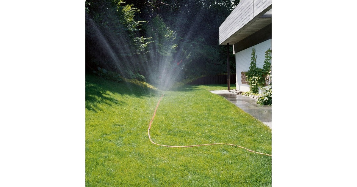GARDENA Schlauch-Regner, mit Anschlüssen, Sprinklersystem(orange, 7,5 Meter)