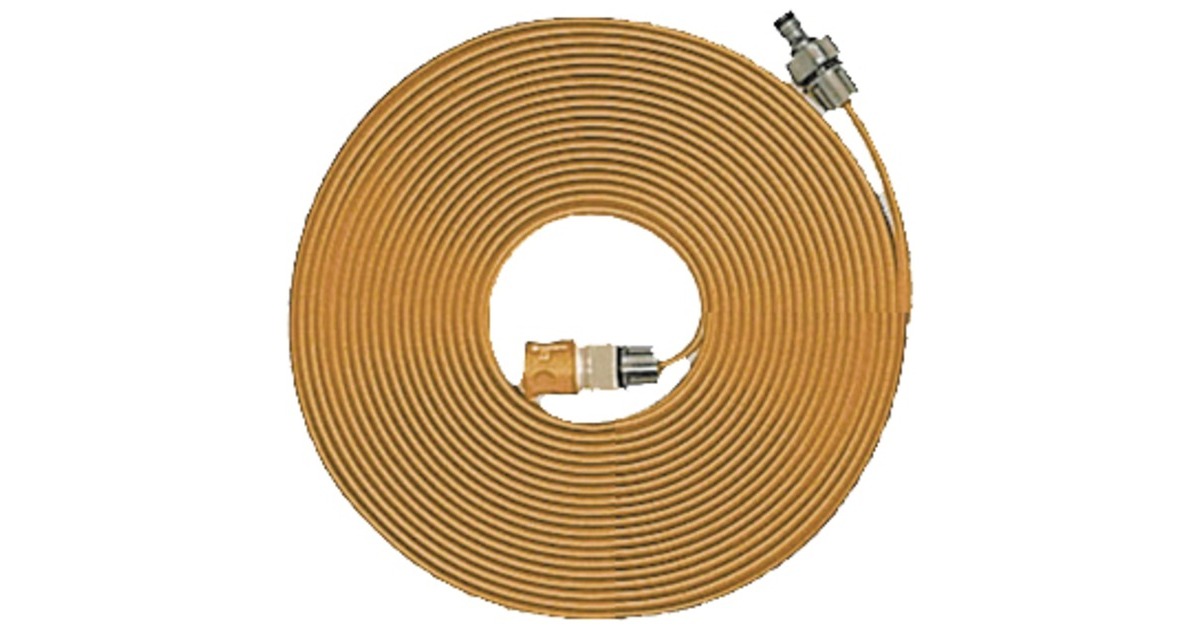 GARDENA Schlauch-Regner, mit Anschlüssen, Sprinklersystem(orange, 15 Meter)