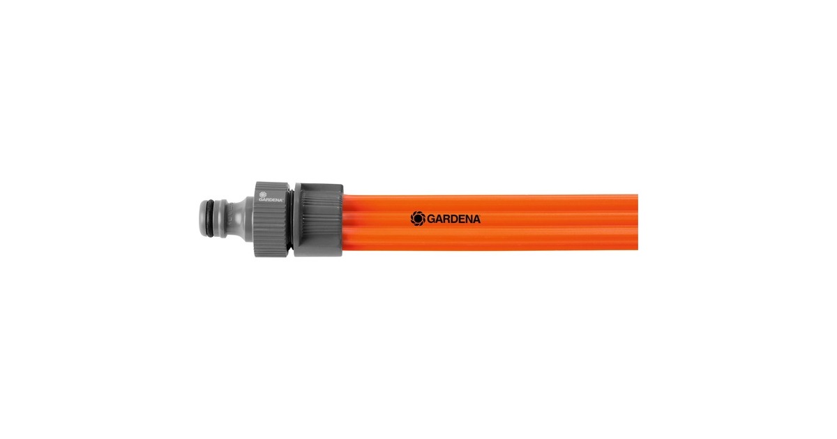GARDENA Schlauch-Regner, mit Anschlüssen, Sprinklersystem(orange, 15 Meter)