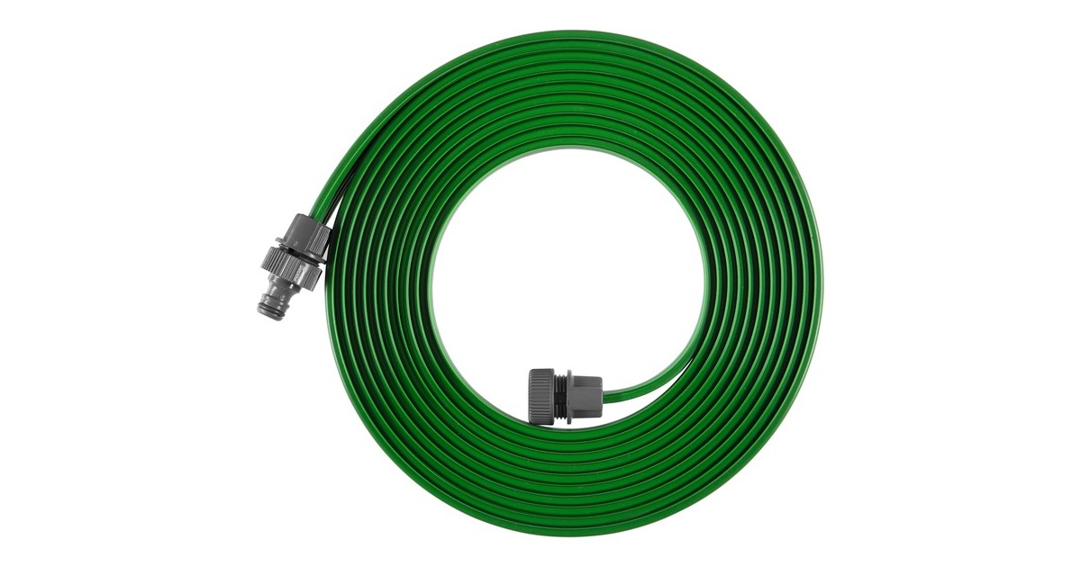 GARDENA Schlauch-Regner, mit Anschlüssen, Sprinklersystem(grün, 7,5 Meter)