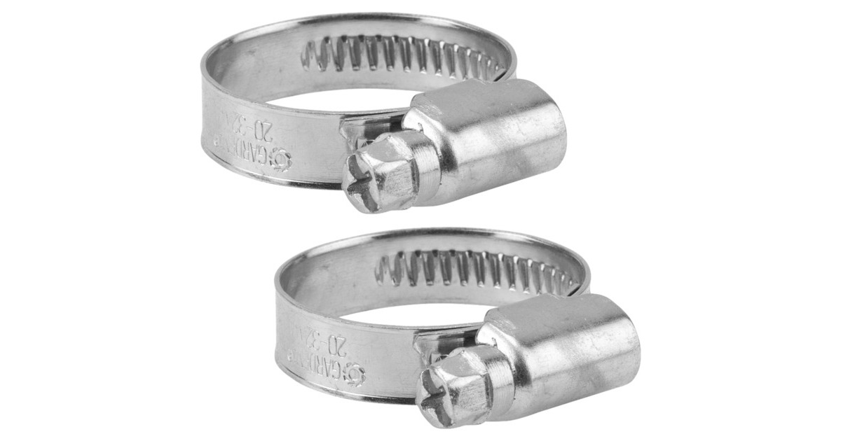 GARDENA Schlauchschellen 20 bis 32mm (3/4“), Schlauchstück(2 Stück)