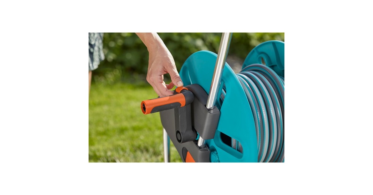 GARDENA Schlauchwagen CleverRoll M(türkis/grau, Outlet) GARDENA Schlauchwagen CleverRoll M(türkis/grau, Outlet)