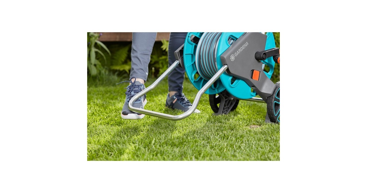 GARDENA Schlauchwagen CleverRoll M(türkis/grau, Outlet) GARDENA Schlauchwagen CleverRoll M(türkis/grau, Outlet)
