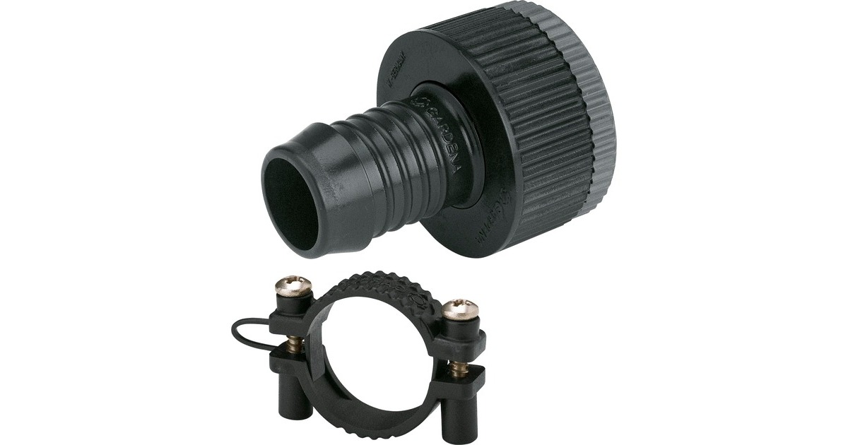 GARDENA Sprinkler-Hahnanschluss 19mm (3/4“), Hahnstück(schwarz)