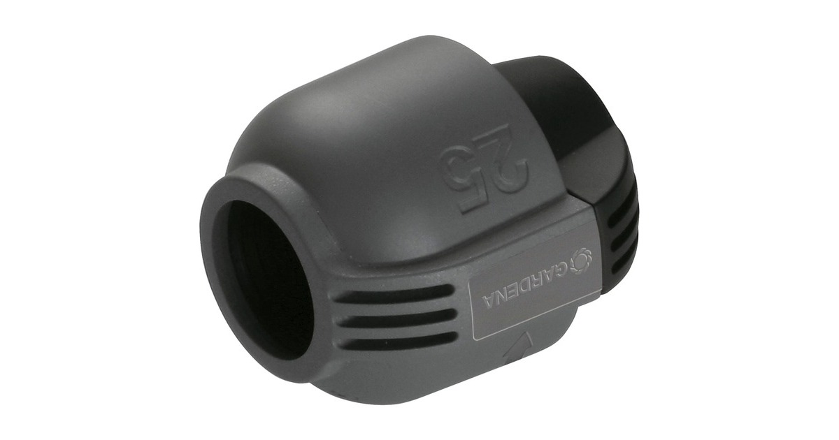 GARDENA Sprinklersystem Endstück 25mm, Verschluss(grau)