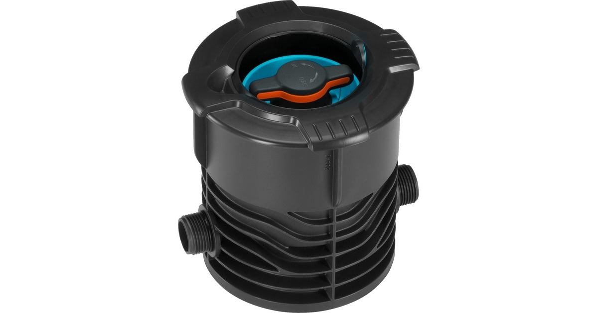 GARDENA Sprinklersystem Regulier- und Absperr-Dose, Regulierventil(grau)