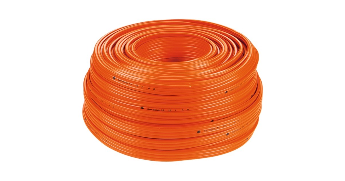 GARDENA Sprinklersystem Schlauch-Regner(orange, 100 Meter)