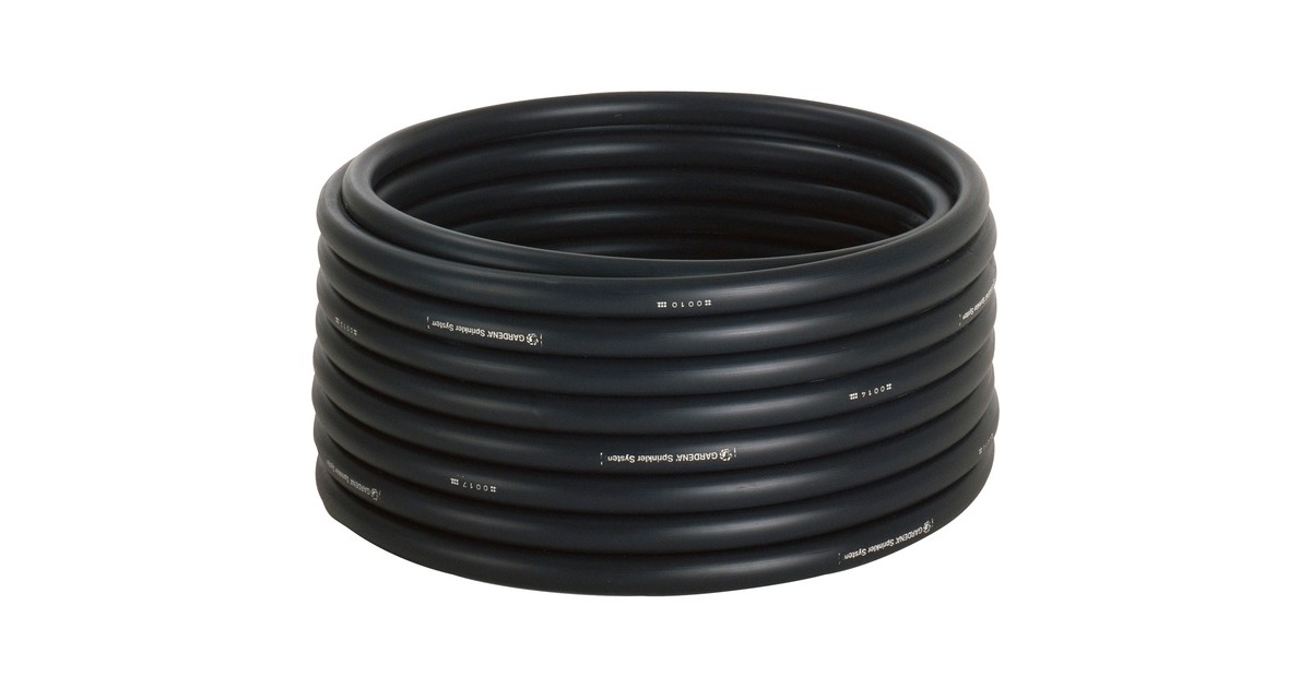 GARDENA Sprinklersystem Verlegerohr 25mm(schwarz, 50 Meter)