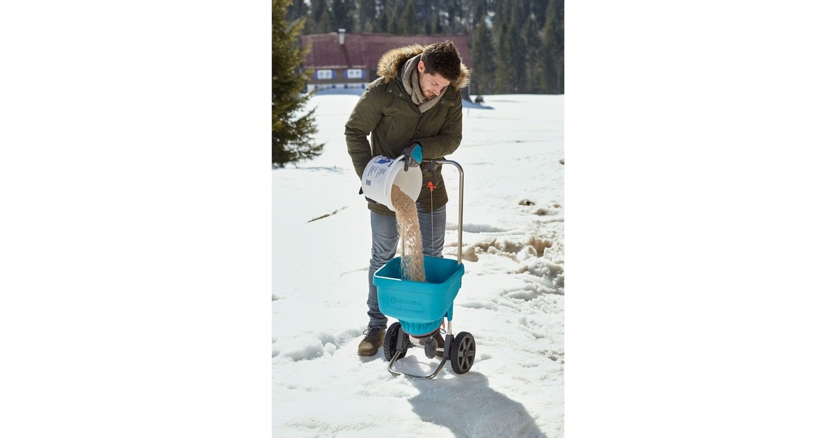 GARDENA Streuwagen XL (436-20), Streugerät(türkis/schwarz)