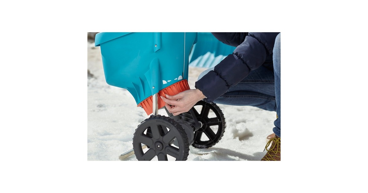 GARDENA Streuwagen XL (436-20), Streugerät(türkis/schwarz)
