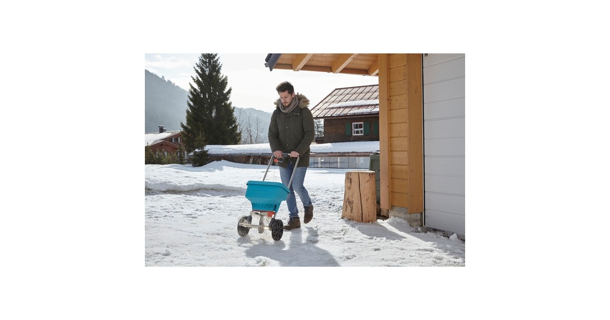 GARDENA Streuwagen XL (436-20), Streugerät(türkis/schwarz)