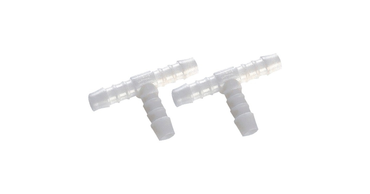 GARDENA T-Stück 6mm, Kupplung(weiß, 2 Stück)