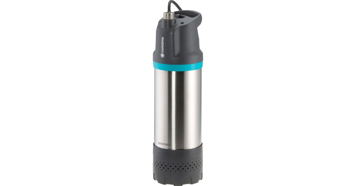 GARDENA Tauch- / Druckpumpe 6100/5 inox automatic(schwarz/edelstahl, 1.100 Watt)
