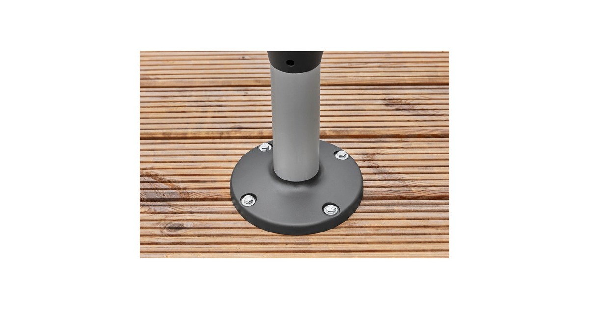 GARDENA Terrassen-Schlauchbox RollUp M, 20 Meter, Schlauchtrommel(grau/weiß, inkl. Reinigungsspritze)