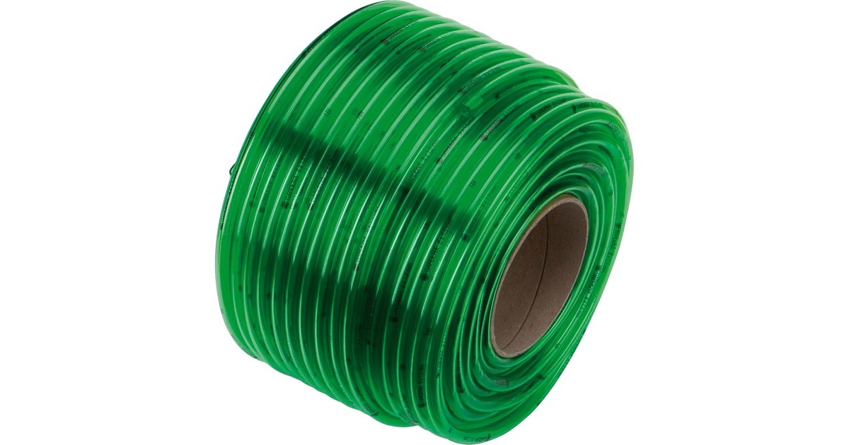 GARDENA Transparent-Schlauch 10 x 2mm(grün, 50 Meter)