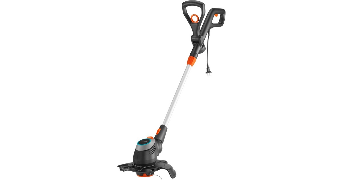GARDENA Turbotrimmer PowerCut 650/28, Rasentrimmer(türkis/grau, 650 Watt)
