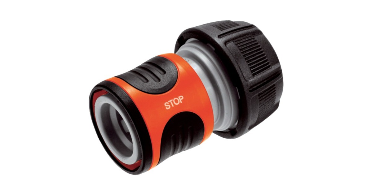 GARDENA Wasserstop 19mm (3/4"), Schlauchstück(grau/orange)