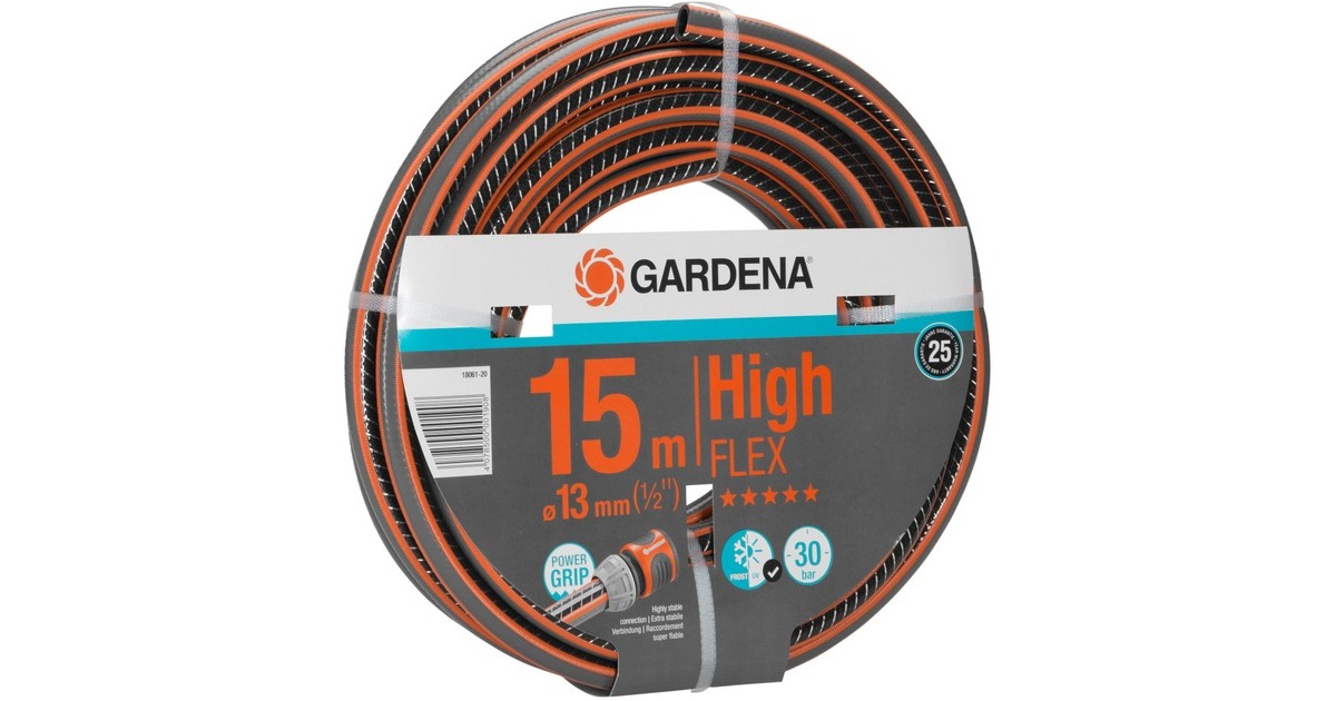 GARDENAComfort HighFLEX Schlauch 13mm (1/2")(grau/orange, 15 Meter)