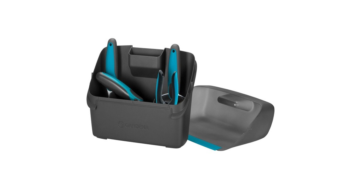 GARDENA city gardening Balkon-Box, Garten-Set(türkis/grau, 5-teilig)