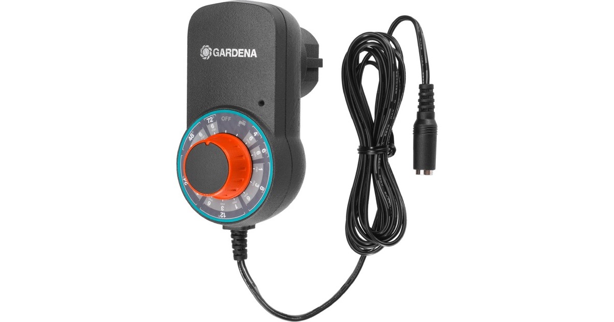 GARDENA city gardening Vollautomatische Blumenkasten-Bewässerung 1407-20, Bewässerungssteuerung(grau/schwarz, 43-teilig)