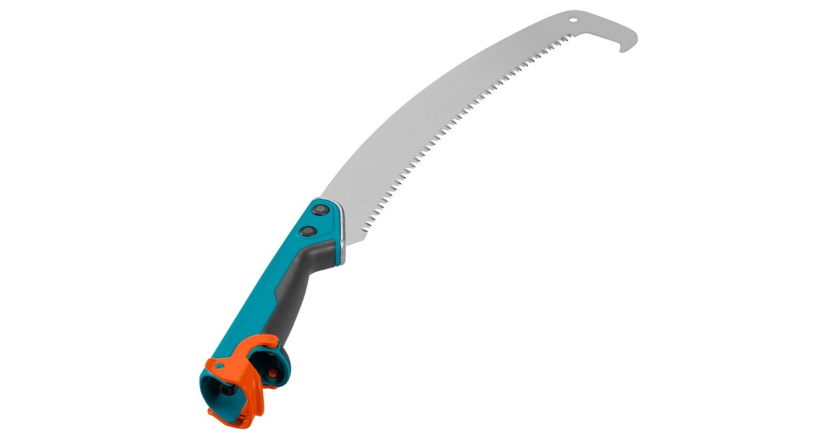 GARDENA combisystem-Gartensäge 300 P gebogen, Astsäge(türkis, Teleskopierbarer combisystem-Stiel)