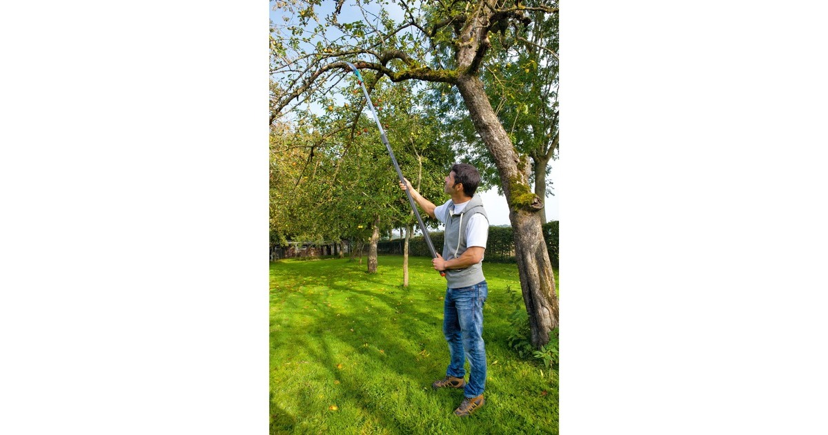 GARDENA combisystem-Gartensäge 300 P gebogen, Astsäge(türkis, Teleskopierbarer combisystem-Stiel)