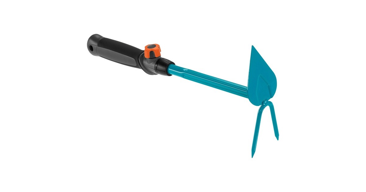 GARDENA combisystem-Kleinhäckchen, 2 Zinken, Hacke(türkis, 6cm)