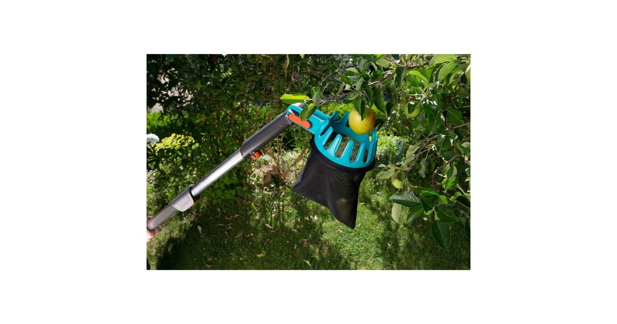 GARDENA combisystem Obstpflücker-Set 3115-30(türkis/schwarz, mit combisystem Teleskopstiel)