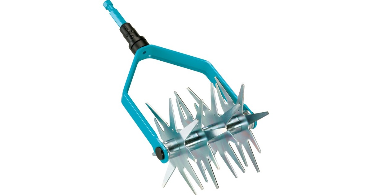 GARDENA combisystem-Sternfräse, Hacke(türkis, 14cm)